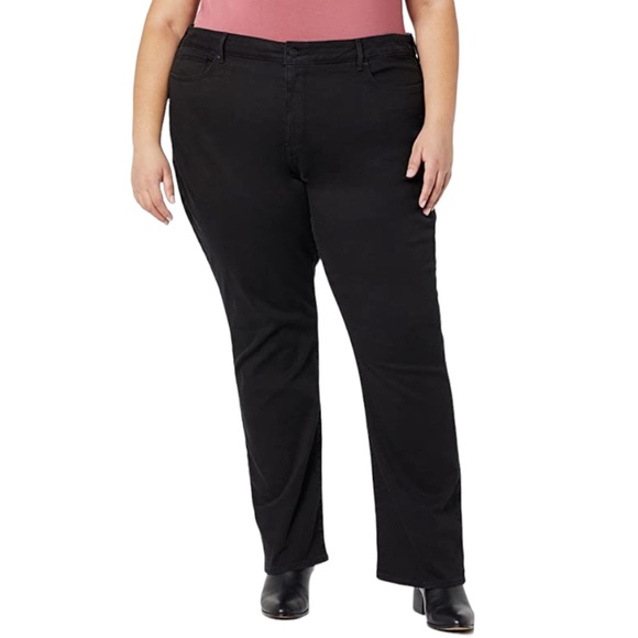 NYDJ Denim - NYDJ Marilyn Tummy Control Black Denim Jeans 16P NWT